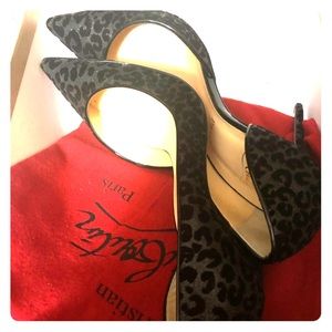 Size 37.5 Christian Louboutin Iriza D’Orsay 120mm